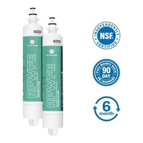 2 Packs Ge Rpwfe Refrigerator Water Filter Without Rfd Chip Usa