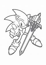 Sonic Coloring Blade Hedgehog Color sketch template