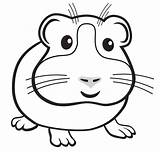 Hamster Pig Colorir Ausmalbilder sketch template