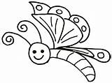 Butterfly Coloring Pages Kids Printable Awesome Getdrawings sketch template