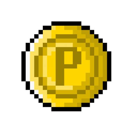 png pixel coin  transparent png