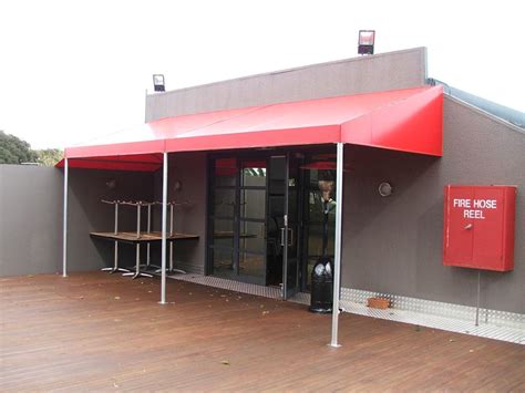 fixed awnings melbourne fixed canvas awnings yarra shade