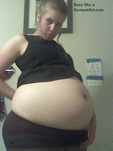female belly inflation morph
