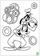 Dinokids Coloring Goofy Close sketch template