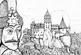 Castle Dracula Bran Inprnt sketch template