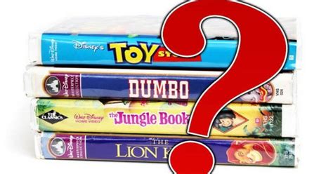 these old disney vhs tapes could be worth thousands do