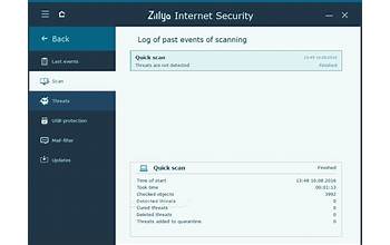 Zillya! Internet Security screenshot #3