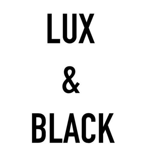 lux black storefront notonthehighstreetcom