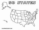 Coloring States United Map Pages Kids Print Comments Printable Designlooter Choose Board Coloringhome sketch template