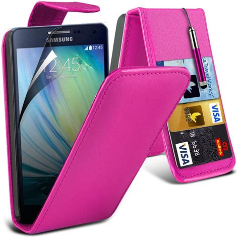 colours leather flip mobile phone case cover  samsung galaxy