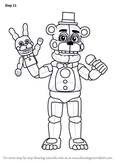 learn how to draw funtime freddy from five nights at