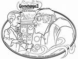 Goosebumps Coloring Pages Slappy Color Sheets Movie Halloween Kids Chilling Monsters Colouring Printable Monster Dummy Crafts Classic Books Nights Craft sketch template