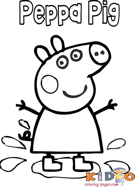 peppa pig archives kids coloring pages