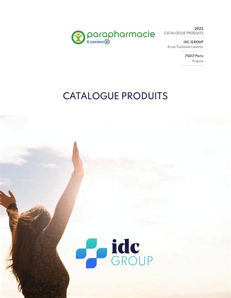 calameo idc group catalogue produit parapharmacie leclerc