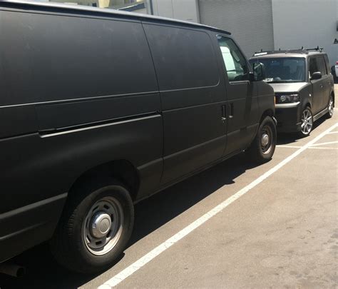 matte black van wrap custom vehicle wraps