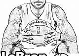 Lebron Drawing Loudlyeccentric sketch template