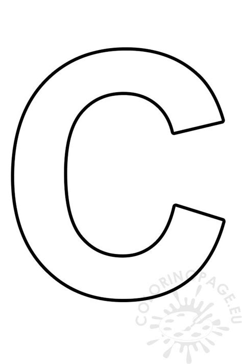 letter  template coloring page