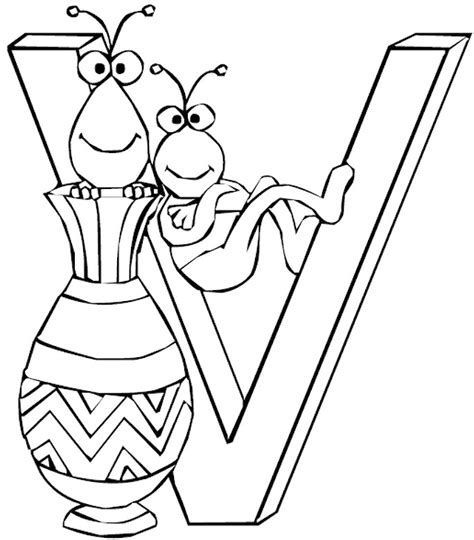letter  coloring page