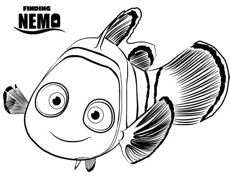 printable finding nemo coloring pages