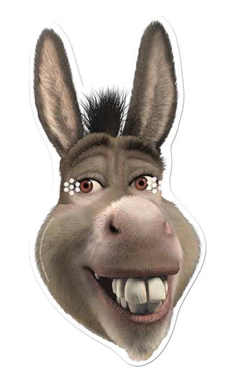 donkey single card party face mask  stock    uk delivery