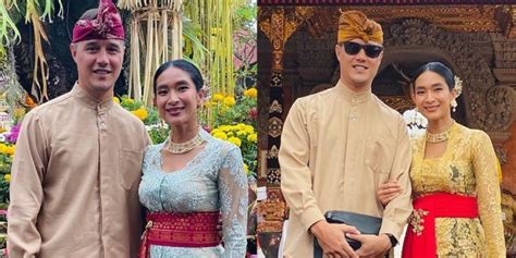 Potret Happy Salma Hadiri Pernikahan Pakai Kebaya Bali Kompak Dengan
