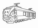 Train Coloring Pages Passenger Car Drawing Kids Diesel Cartoon Color Getdrawings Sheets Cars Getcolorings Visit Wuppsy sketch template