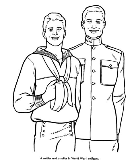 usa printables armed forces day coloring pages ww   uniforms