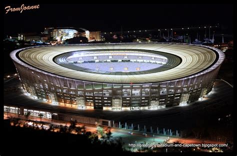 green point stadium  cape town daily  areal night close