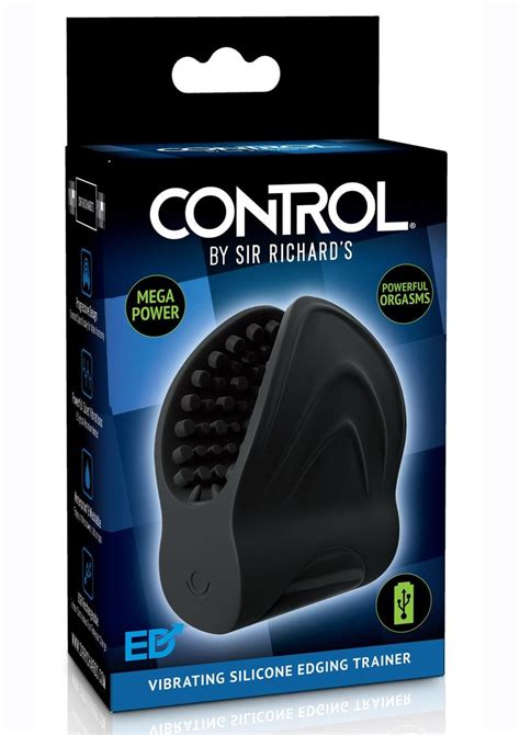 sir richard`s control vibrating silicone edging trainer