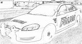 Police Pages Coloring Car Colouring Cars Real Printable Library Clipart sketch template