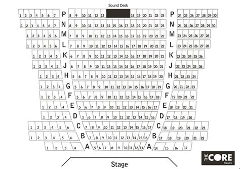 theatre seating plan