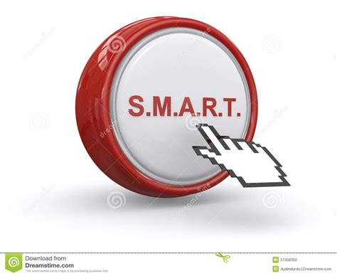 S M A R T Button Stock Illustration Illustration Of