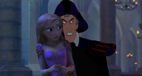 Rapunzel And Frollo The Hunchback Of Notre Dame