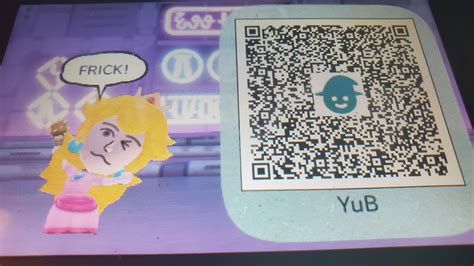 Miitopia Yub Mii Qr Code He Stays In The Peach Outfit Until The Like