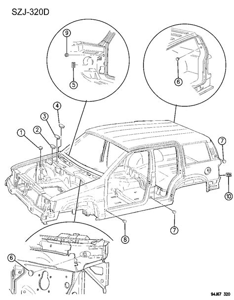 jeep grand cherokee body parts diagram reviewmotorsco