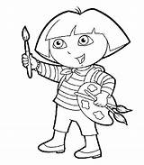 Dora Coloring Pages Posted sketch template