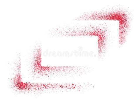 red stencils corners stock illustration illustration  nook