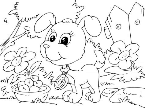printable puppy coloring pages
