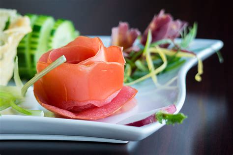 preparing edible garnishes escoffier