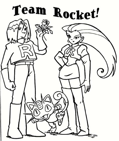 pokemon team rocket coloing pages disney pokemon coloring pages cute