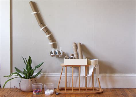 marble run  recycled materials