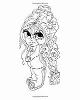Coloring Pages Big Eyed Sims Girls Dibujos Para Lacy Sunshine Colorear Dibujo Sherri Baldy Book Whimsical Sellos Digitales Besties Stamps sketch template