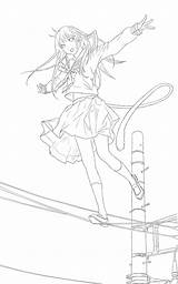 Noragami Coloring Toka Pages Anime Drawing Choose Board Hiyori sketch template