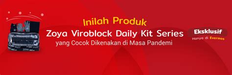 produk zoya viroblock daily kit series cocok    normal