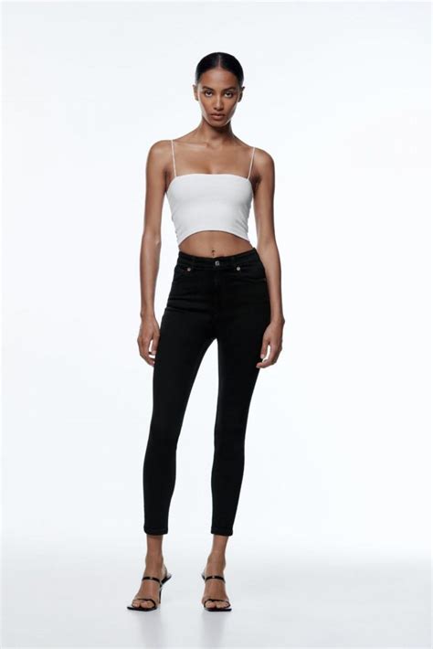Zara Woman Jeans Vintage Skinny Jeans Black 9374 223 ⋆ Divanidosa