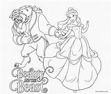 Beast Coloring Beauty Pages Kids Dancing Printable sketch template