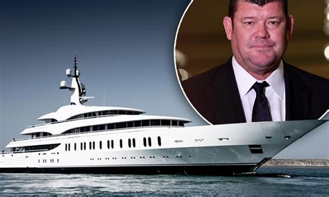 james packer selling  million mega yacht  crown hits headwinds