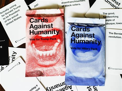 cards  humanity release hillary  trump expansions wired