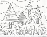 Wonderland Winter Coloring Pages Christmas Printable Doodle Alley Color Printables Print Getcolorings Time Getdrawings Books Choose Board sketch template
