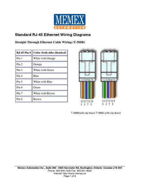rj ethernet wiring diagrams electronic engineering information  communications technology